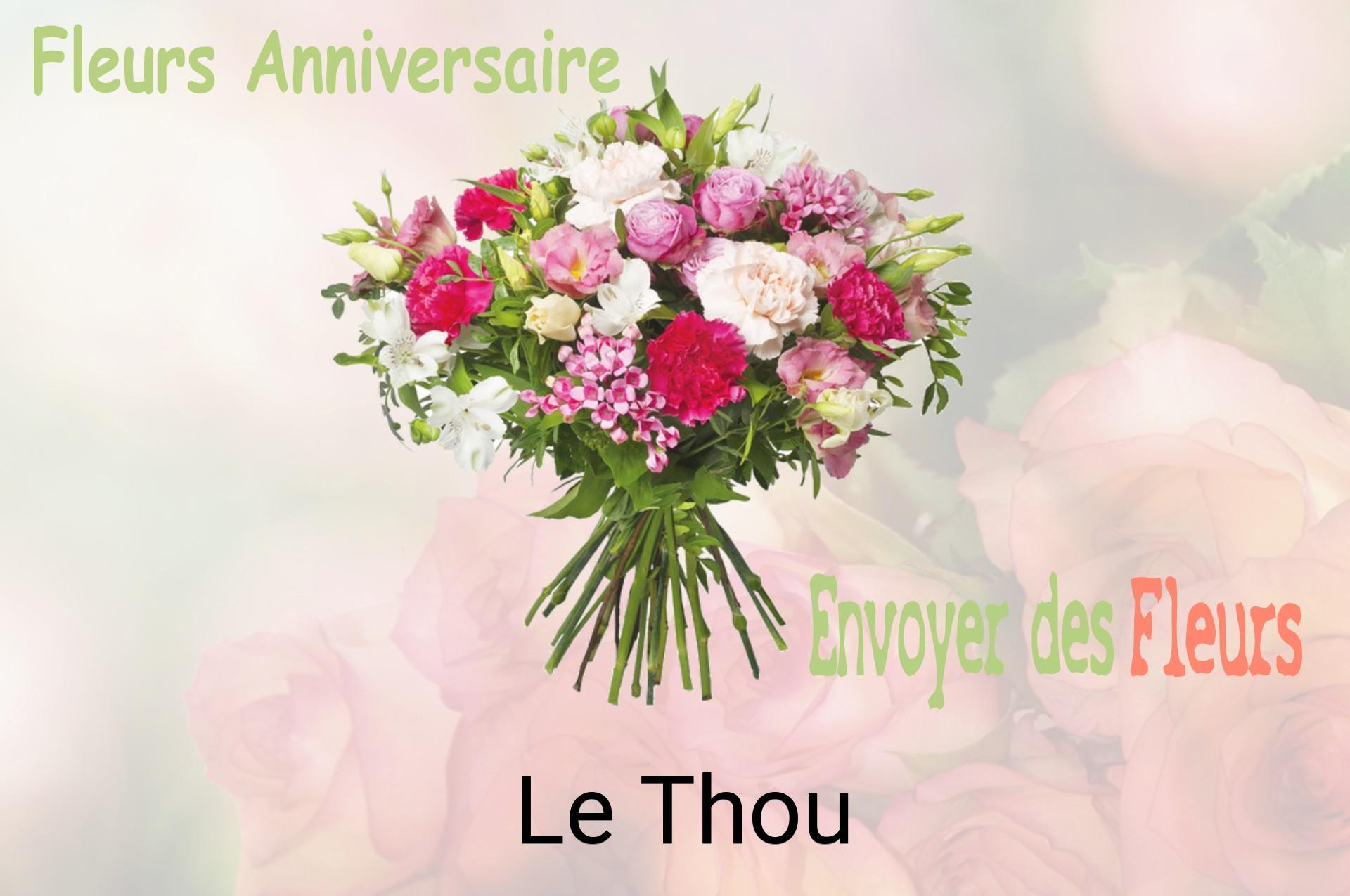 Bouquet de fleurs d’anniversaire livré à Le Thou